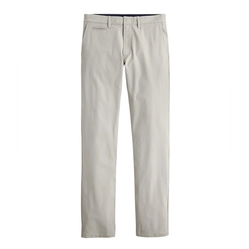 J.Crew Men’s 484 Slim Tech Pant in Mountain Grey (33x32)